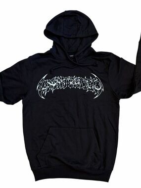 UNINTENDED HOODIE BLACK UNISEX 21” PTP MEDIUM